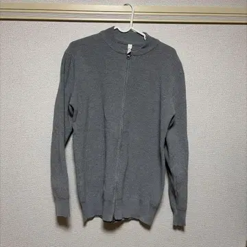 그레이 집업 상의
