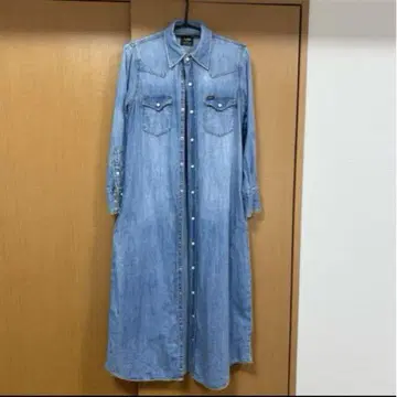 가격 인하 불가 Lee 데님 셔츠 원피스