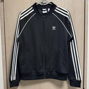 adidas Originals 트랙 자켓 저지 블랙