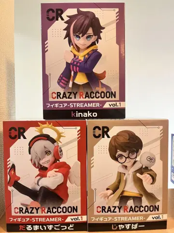 CRAZY RACCOON x GiGO 피규어 세트 3