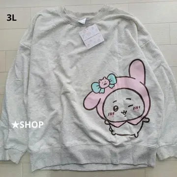 산리오 치이카와 (먼작귀) 콜라보 마이멜로디 트레이닝복 맨투맨 3L 4L