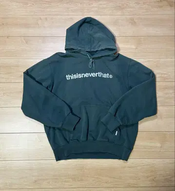Thisisneverthat 후드티 그린 자수 스트릿