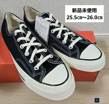 [ CONVERSE ] ct70 로우컷 척테일러 BK 26.0cm