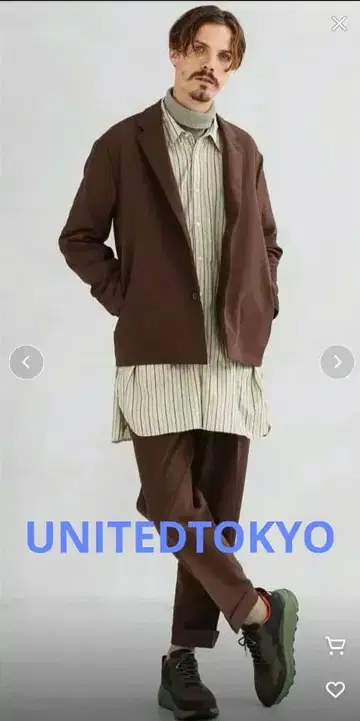 UNITEDTOKYO 오버사이즈 박스 자켓