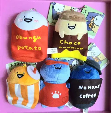 오분구와 함께 마스코트 전 5종 퍼스트 푸드 봉제 인형