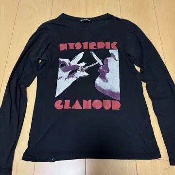 Hysteric Glamour 긴팔 T셔츠 블랙