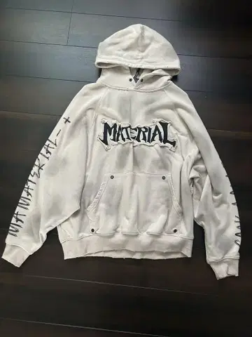 VINTAGE 워시 가공 셋업 후드티