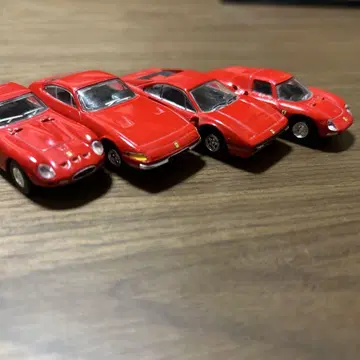 페라리 1/64 스케일 4종 세트