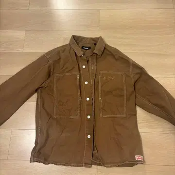 XLARGE 브라운 셔츠 M 사이즈