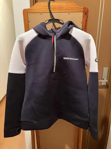 BMW Motorsport 후드 부착 후드티 네이비 m 사이즈
