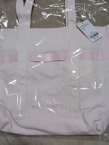 메종 드 플뢰르 핑크매니아 멀티포켓 캔버스 토트 M백