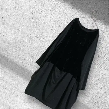 빅 사이즈! DAMA collection 벨로아 절개 티셔츠 3 L