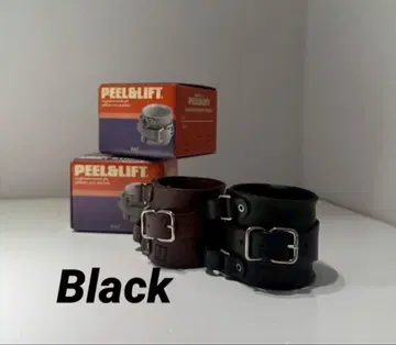 weekend peel&lift 가죽 팔찌 블랙 후지와라 히로시