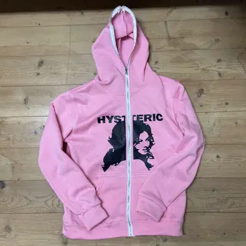 HYSTERIC 핑크 집업 후드티