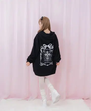 HoneyCinnamon angel heart 지퍼 후드티