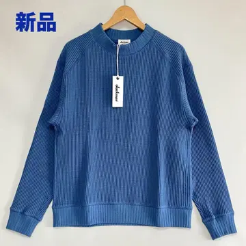 새상품 Jackman Waffle Midneck Smoky Blue XL