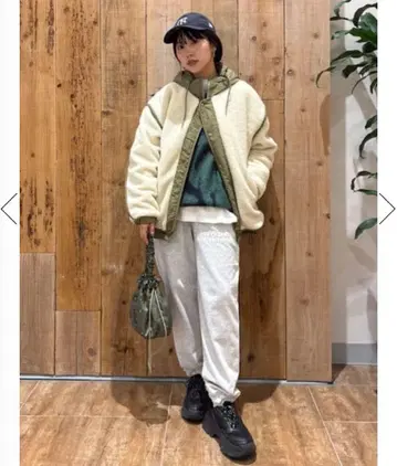 로데오 크라운 후디드 보아 자켓