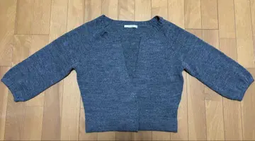 Spick&span 7부 소매 U넥 가디건