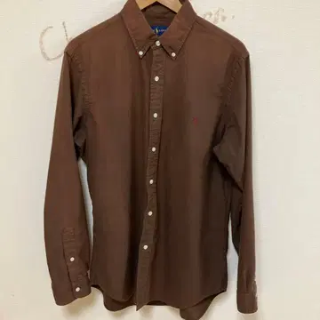 랄프 로렌 옥스퍼드 셔츠 브라운 M
