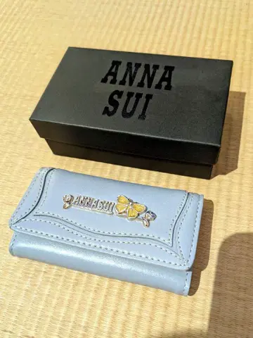 최종 가격! 미사용 새상품 황금 나비 스카이블루 키케이스 안나수이