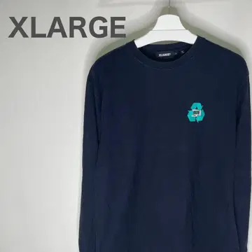 XLARGE 블랙 롱 슬리브 T셔츠 L