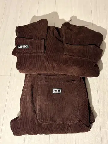 OBEY 셋업 코듀로이
