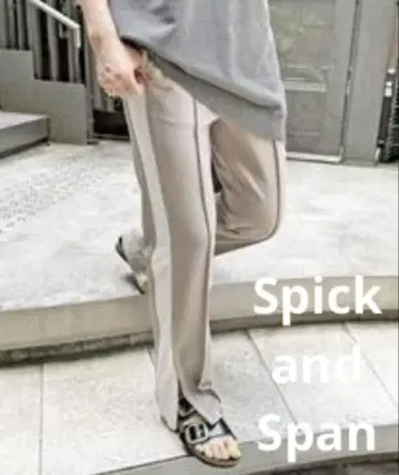 Spick and Span 매트 저지 트랙 팬츠 36 착용 1회 하자품