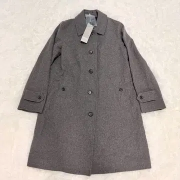 미사용품 최근 모델 마가렛호웰 소프트 울 코트 롱 그레이