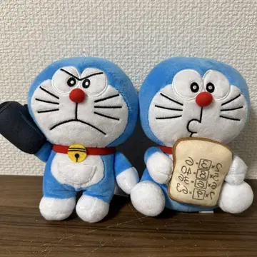 [ 2개 세트 ] 도라에몽 비밀도구 봉제 인형 공기포 암기빵