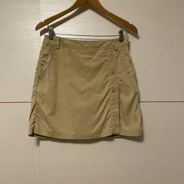 캘러웨이 여성용 골프 스커트 베이지