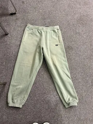 HUF 민트 그린 조거 팬츠 L 사이즈
