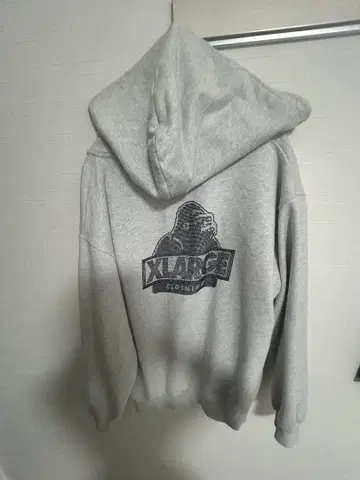 XLARGE 그레이 집업 후드티