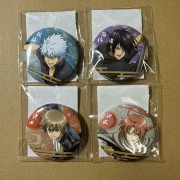 은혼 복권 메이트 캔뱃지 4개 세트