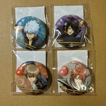 은혼 복권 메이트 캔뱃지 4개 세트