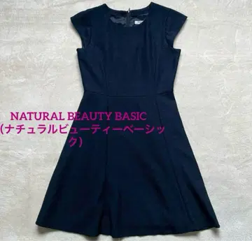 NATURAL BEAUTY BASIC 프티 슬리브 플레어 원피스