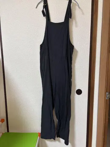 # 거즈 린넨 블랙 살로펫