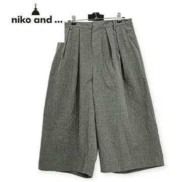 Niko and 니코앤드 숏 하프 하의 팬츠 그레이 L