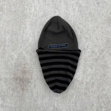 [레어] 리버서블 archive 니트 모자 스트라이프 넘버나인풍