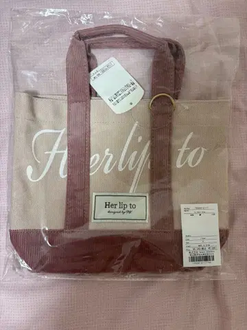 herlipto 미니 토트백 루미네 토트백 핑크