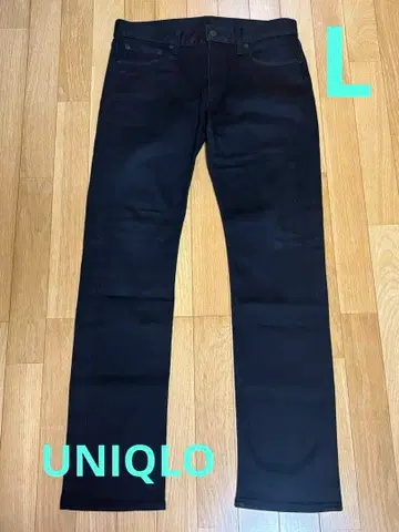 슬림핏 블랙 데님