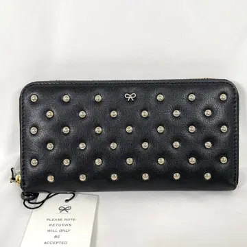 미사용 ANYA HINDMARCH 안야 힌드마치 장지갑 스터드