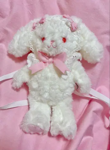 우사쿠먀 백팩 미니미니 화이트