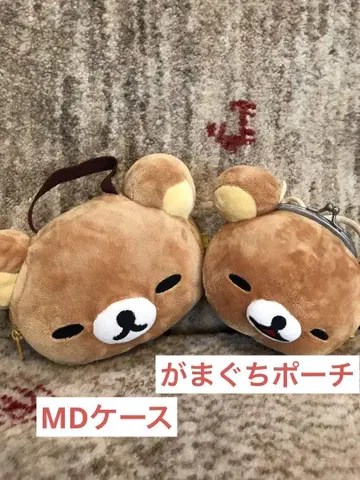 초기 리락쿠마 MD 케이스 & 가마구치 파우치