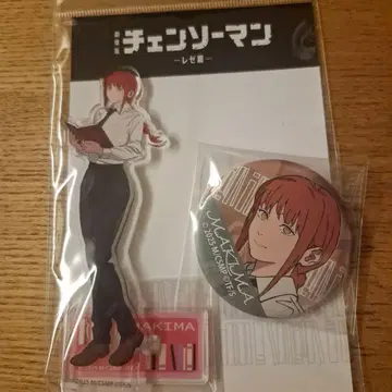 체인소 맨 아크릴 스탠드 캔뱃지 서점 마키마