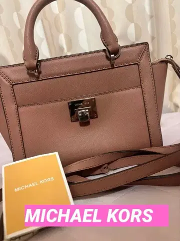 MICHAEL KORS 핑크 핸드백 케어 카드 포함
