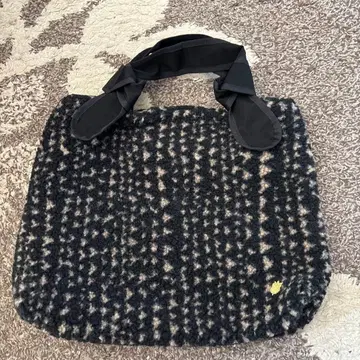 새상품 1 metre carre 1미터 캐러 울 체크 무늬 토트백