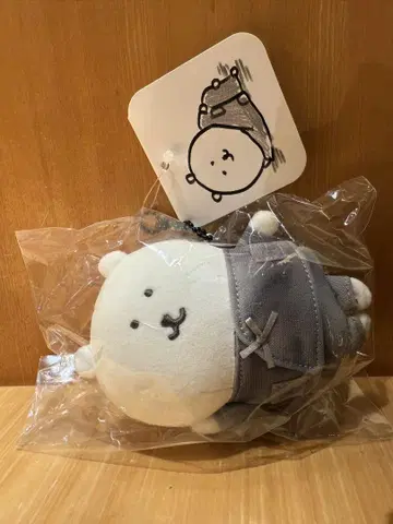 나가노 캐릭터 스케치 터치 손바닥 봉제 인형 작업복 곰