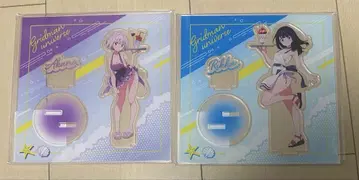 그리드맨 유니버스 릿카 아카네 세트 아크릴 스탠드 해변의 집