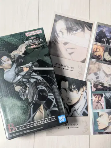 선착순 무언 진격의 거인 리바이 피규어 카드 세트 가격 인하 가능