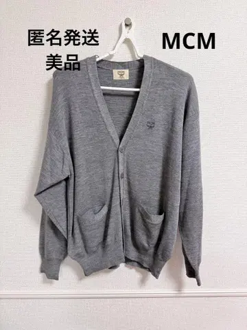 MCM 니트 가디건 그레이 새상품급